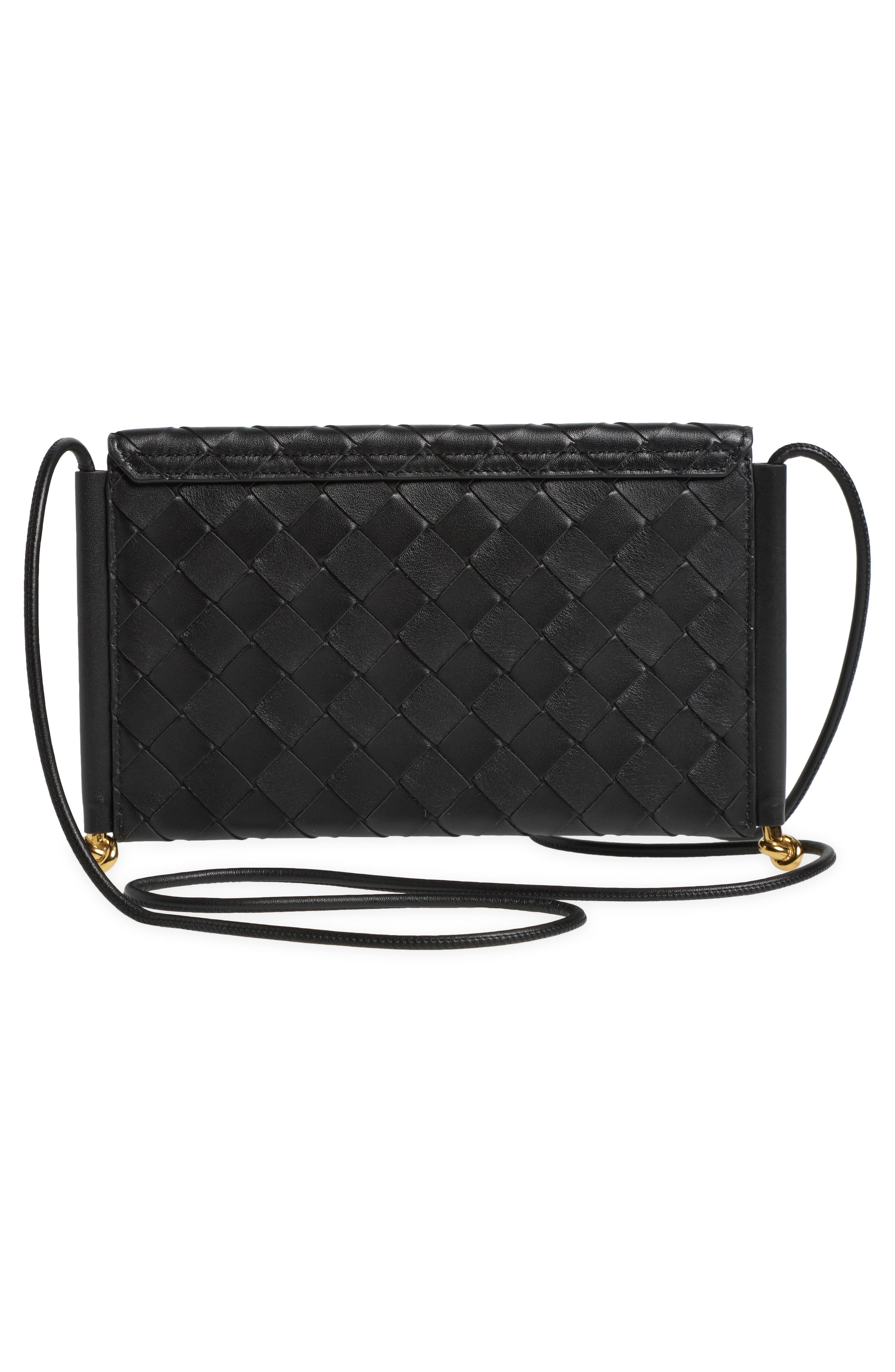 Bottega Veneta Solstice Envelope Intrecciato Leather Crossbody Bag, Alternate, color, 
