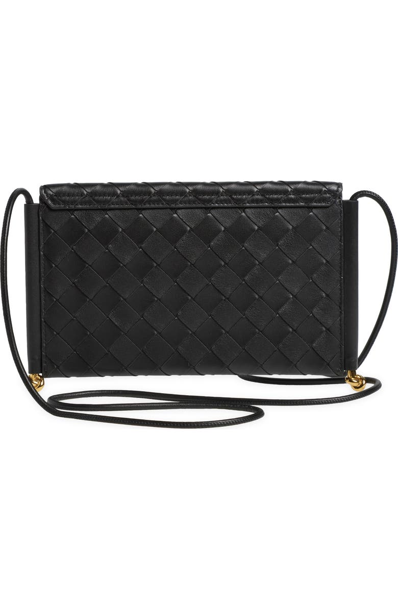 Bottega Veneta Solstice Envelope Intrecciato Leather Crossbody Bag, Alternate, color,