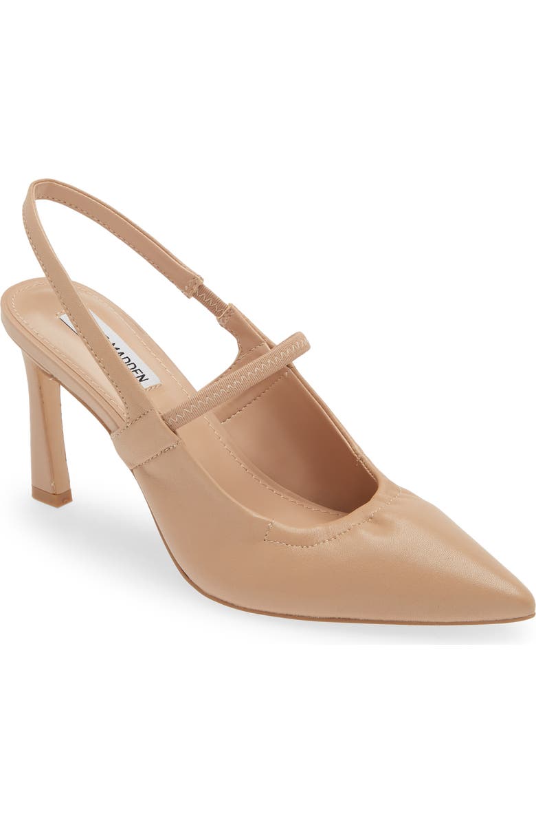 Steve Madden Grae Slingback Pump, Main, color, Nude Leather