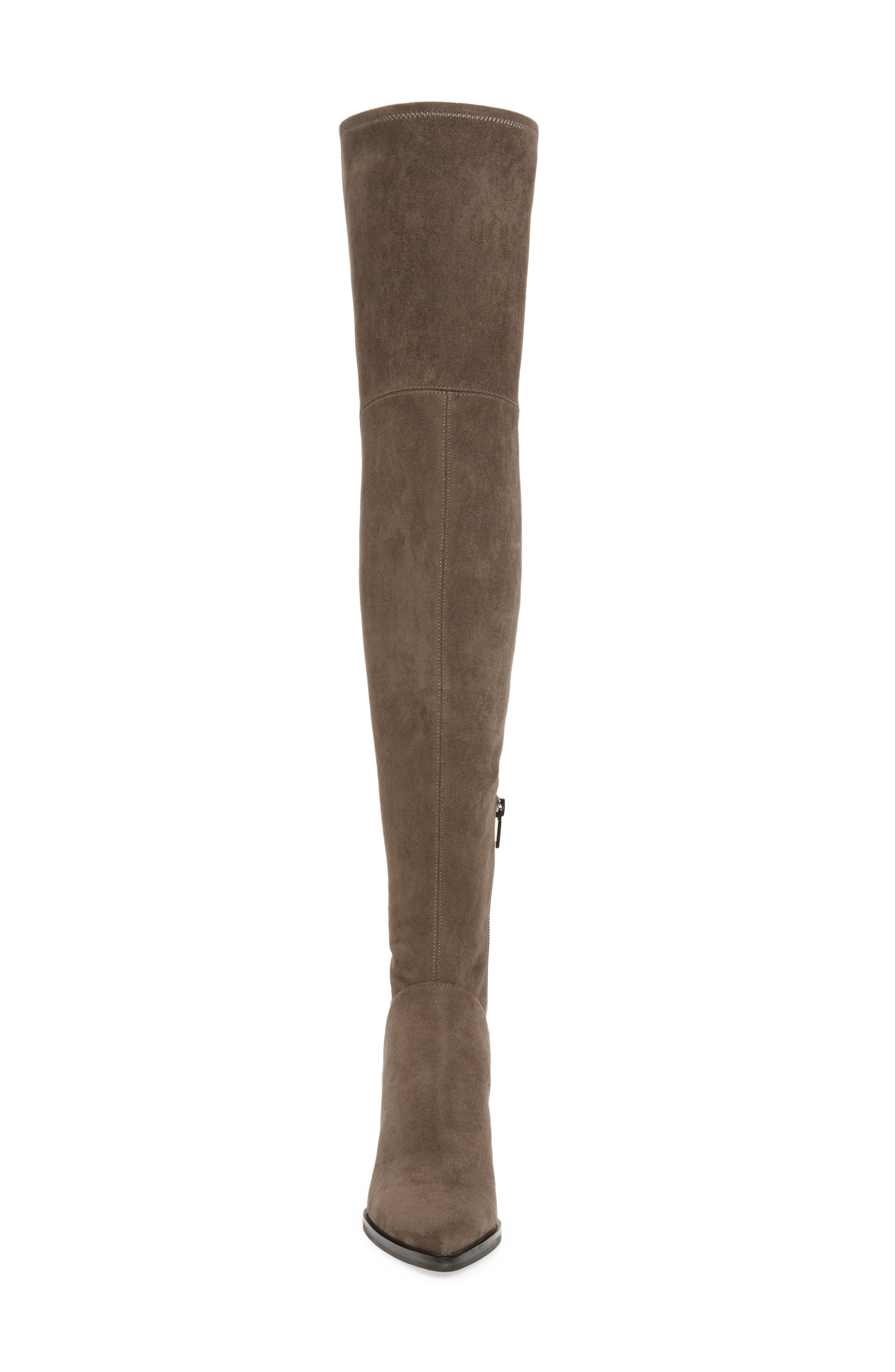 Arrine Over the Knee Boot, Alternate, color, CHARCOAL FABRIC