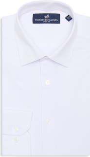 Victor Emmanuel Trim Fit Stretch Dress Shirt
