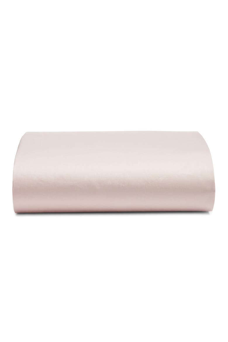 400 Thread Count Organic Cotton Fitted Sheet, Main, color, PINK SEPIA
