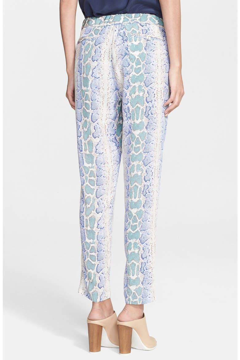 'Soren' Snake Print Pants, Alternate, color, AMPARO BLUE MULTI