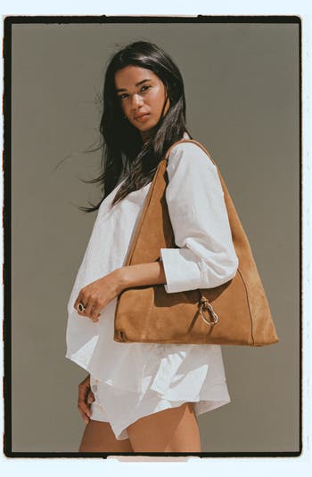 Malin Suede Hobo Bag