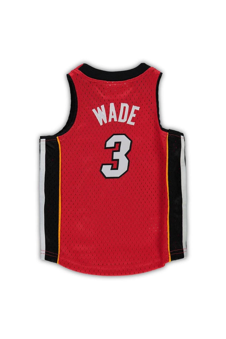 Infant Mitchell & Ness Dwyane Wade Red Miami Heat 2005/06 Hardwood Classics Player Jersey, Alternate, color, Red