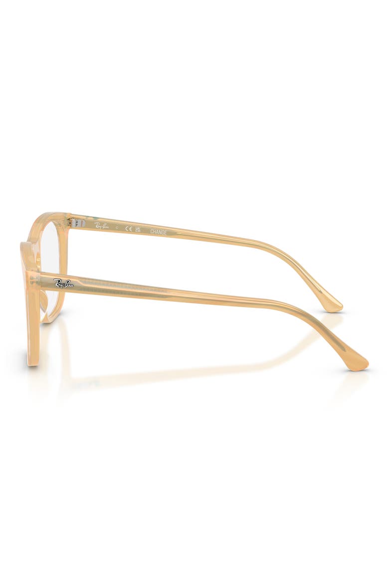 RB2210V 53mm Square Optical Glasses, Alternate, color, BROWN