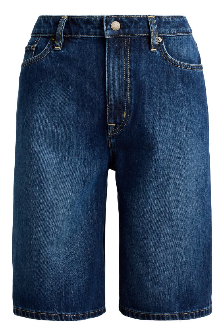 Wide Leg Bermuda Denim Shorts, Alternate, color, MAXEN WASH BLUE