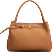 Tod's Small T Timeless Leather Top Handle Bag