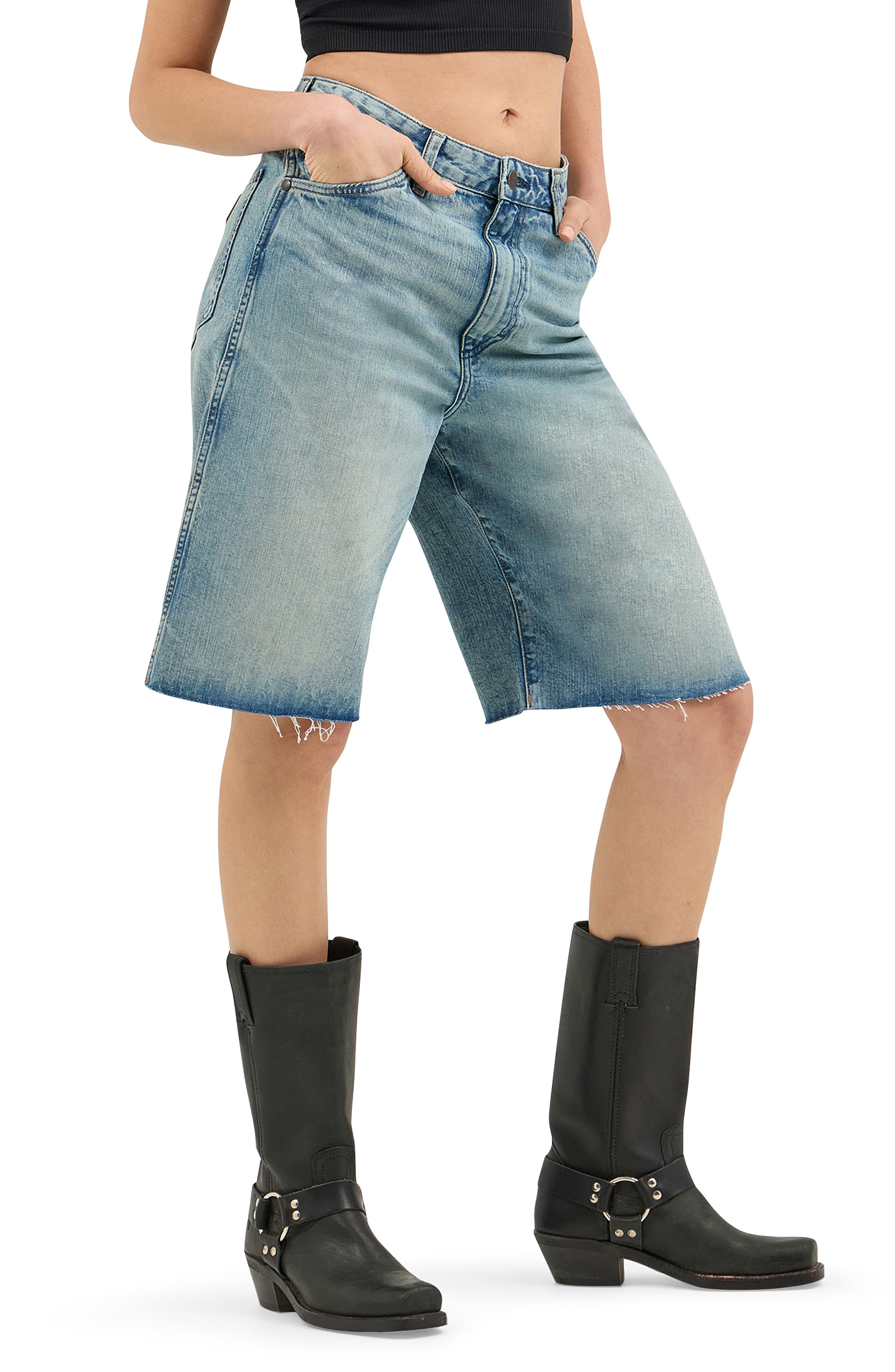 Jort Cutoff Denim Shorts