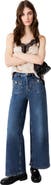 maje Wide-leg jeans with patch pockets