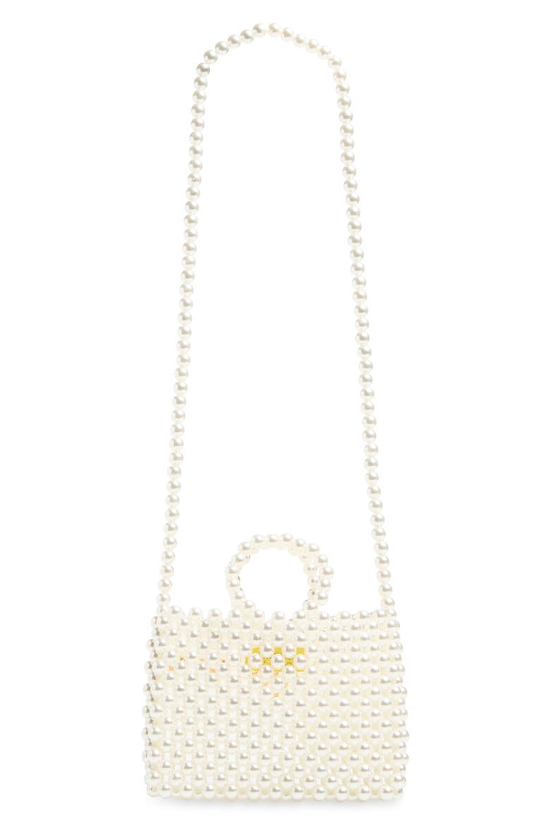 Party Faux Pearl Purse, Alternate, color, MULTI