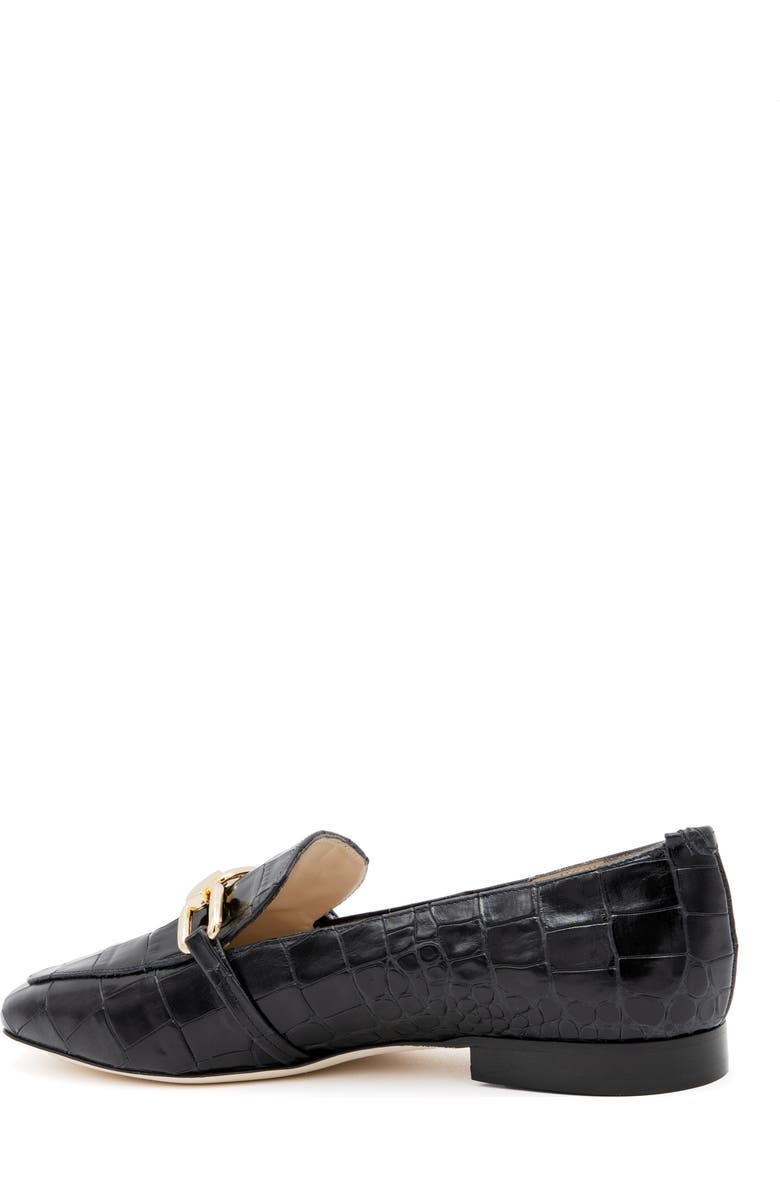 Amalfi by Rangoni Gentile Bit Loafer, Alternate, color, Black Cocco Bengala Gold