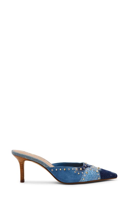 Steve Madden Alexi Pointed Toe Mule In Blue