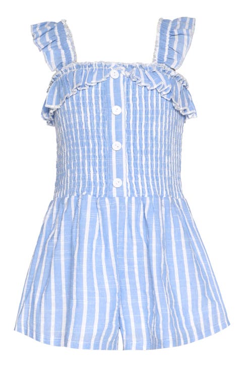 Kids' Stripe Smocked Romper (Toddler & Little Kid)