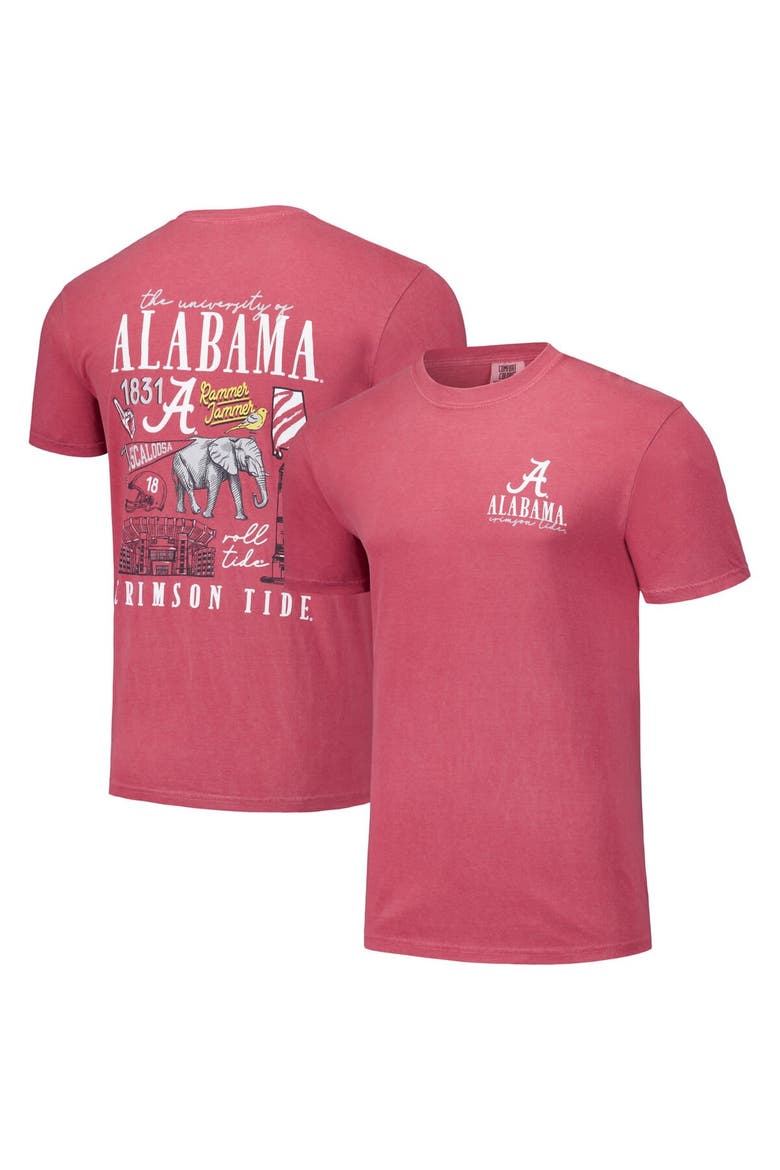 Unisex Crimson Alabama Crimson Tide Hyper Local Campus Poster T-Shirt, Alternate, color, Crimson
