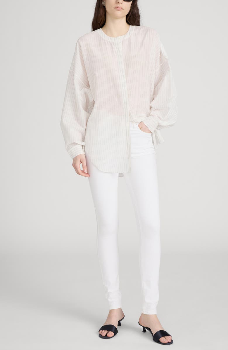 FRAME Le High Skinny Jeans, Alternate, color, White