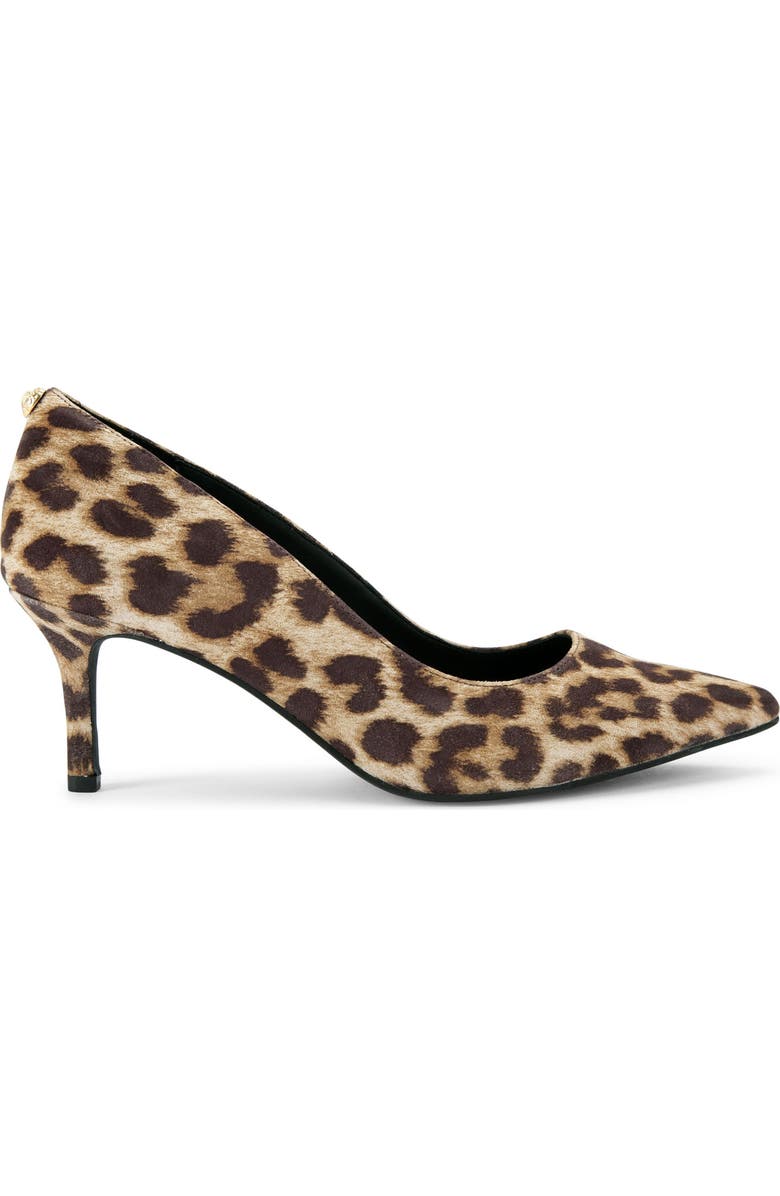 Kurt Geiger London Kensington Leopard Print Flexi Pointed Toe Pump, Main, color,