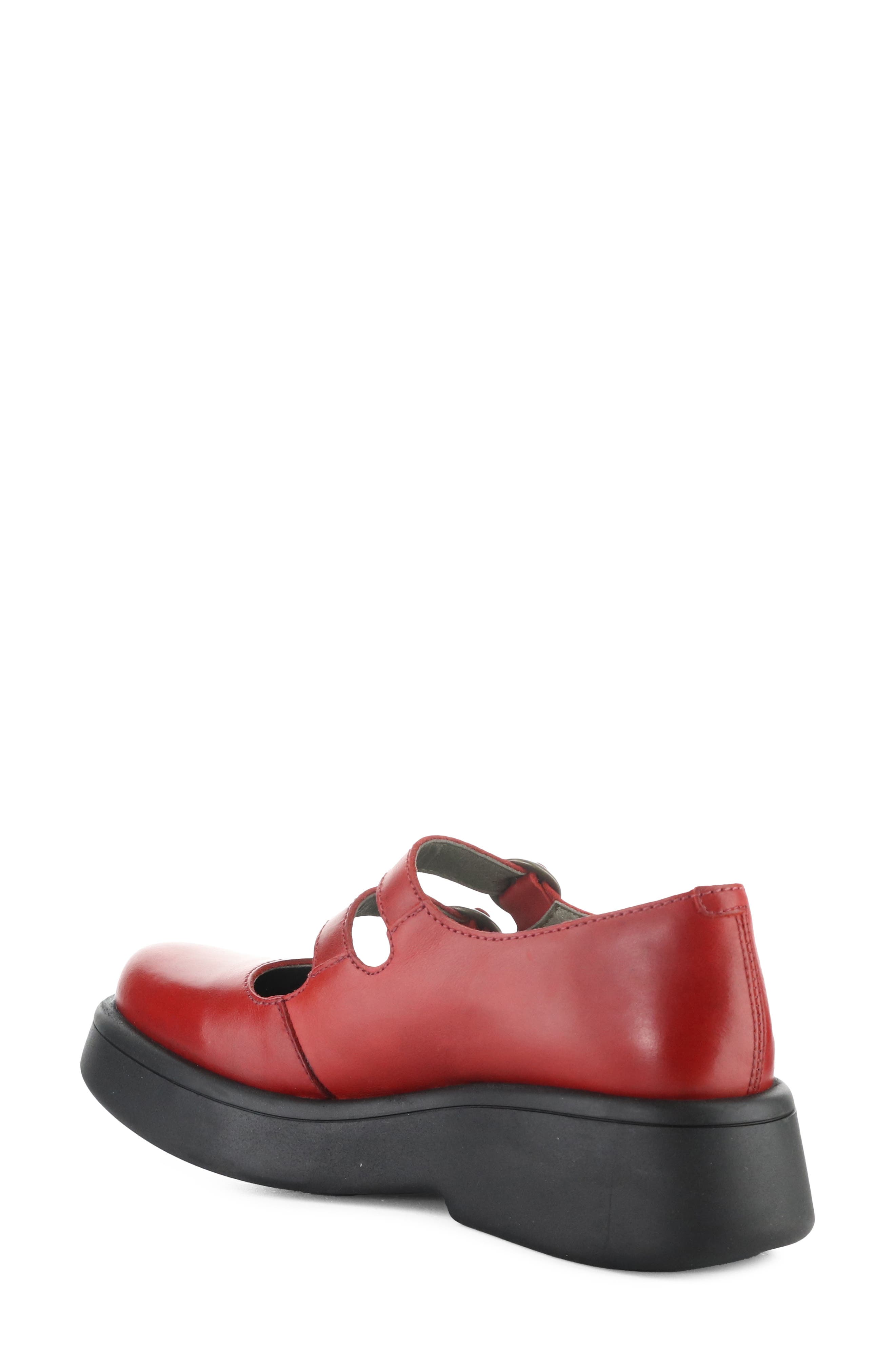 Mily Mary Jane Flat, Alternate, color, 002 RED