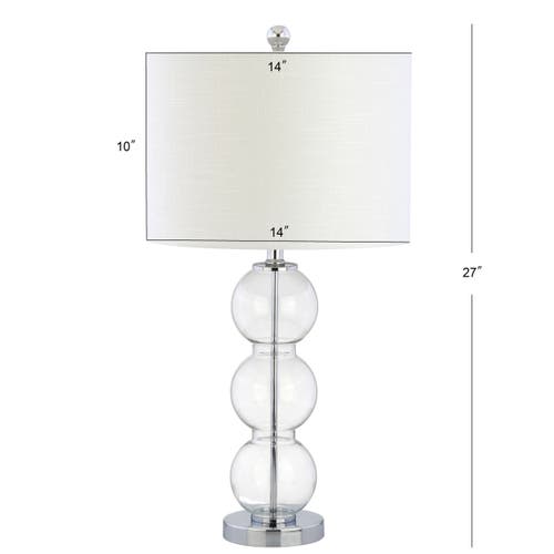 Jonathan Y Bella 27" Glass Triple-sphere Led Table Lamp
