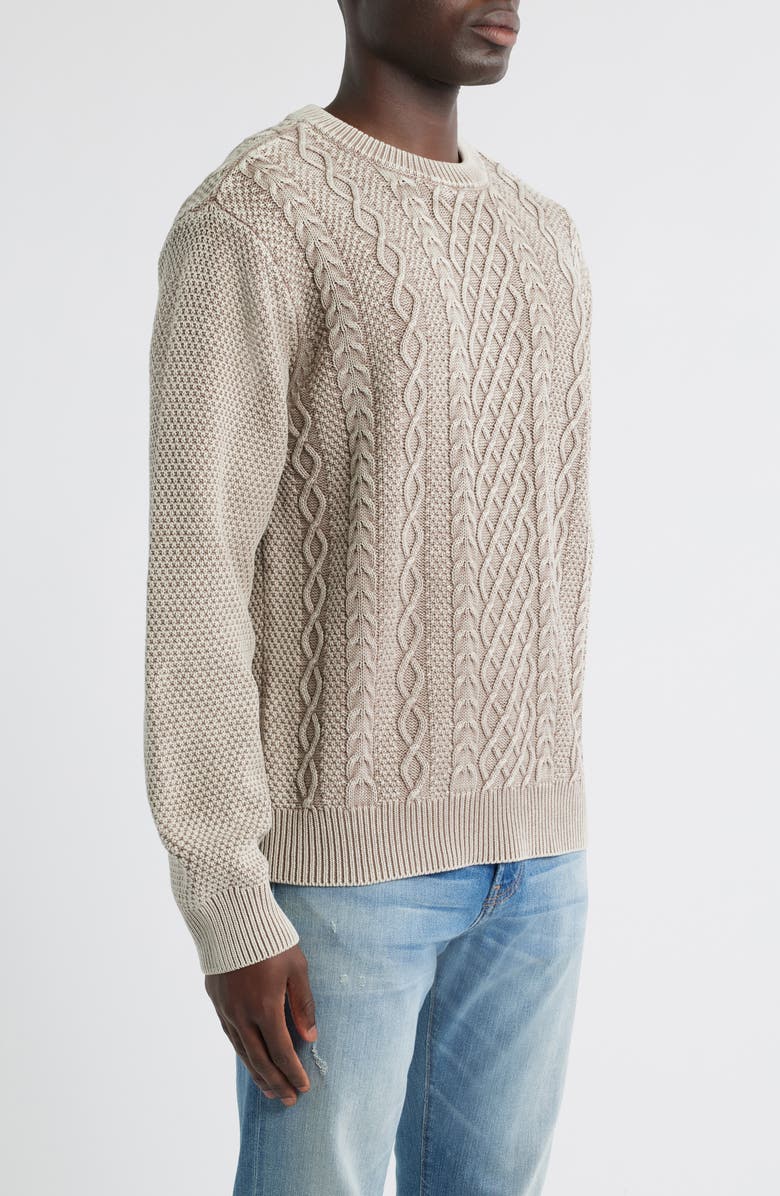 DARK SEAS Big Sur Mixed Stitch Sweater, Alternate, color, String