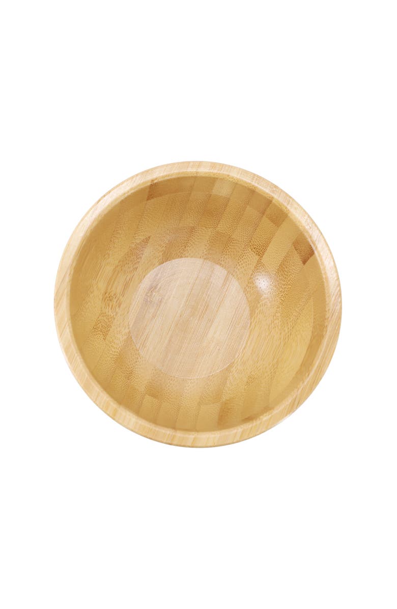 Megachef 4 Piece 4.75 Inch Wood Salad Bowl Set, Alternate, color, Bamboo