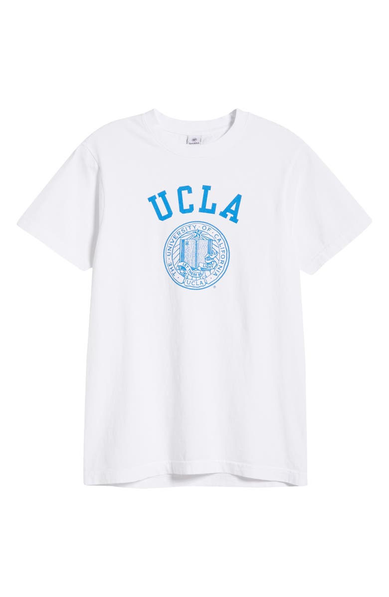 Sporty & Rich UCLA Crest Graphic T-Shirt, Alternate, color, White