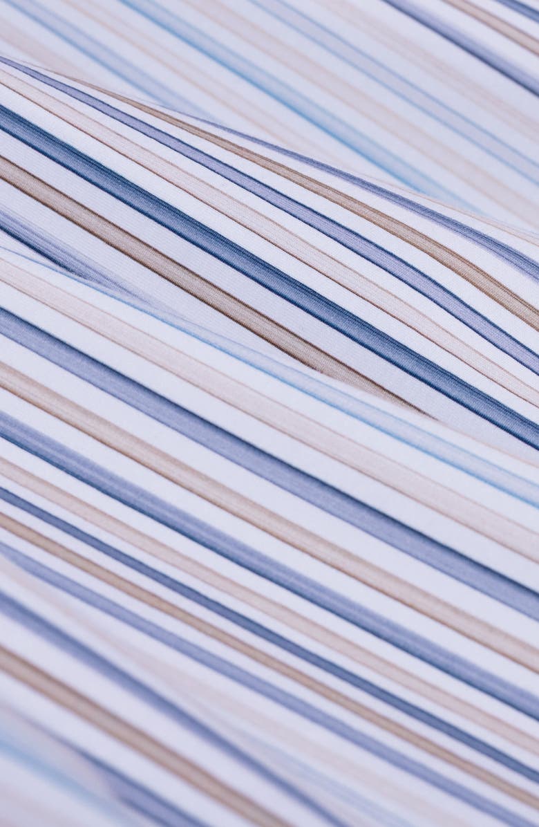 Bugatchi James OoohCotton<sup>®</sup> Stripe Print Button-Up Shirt, Alternate, color, Walnut