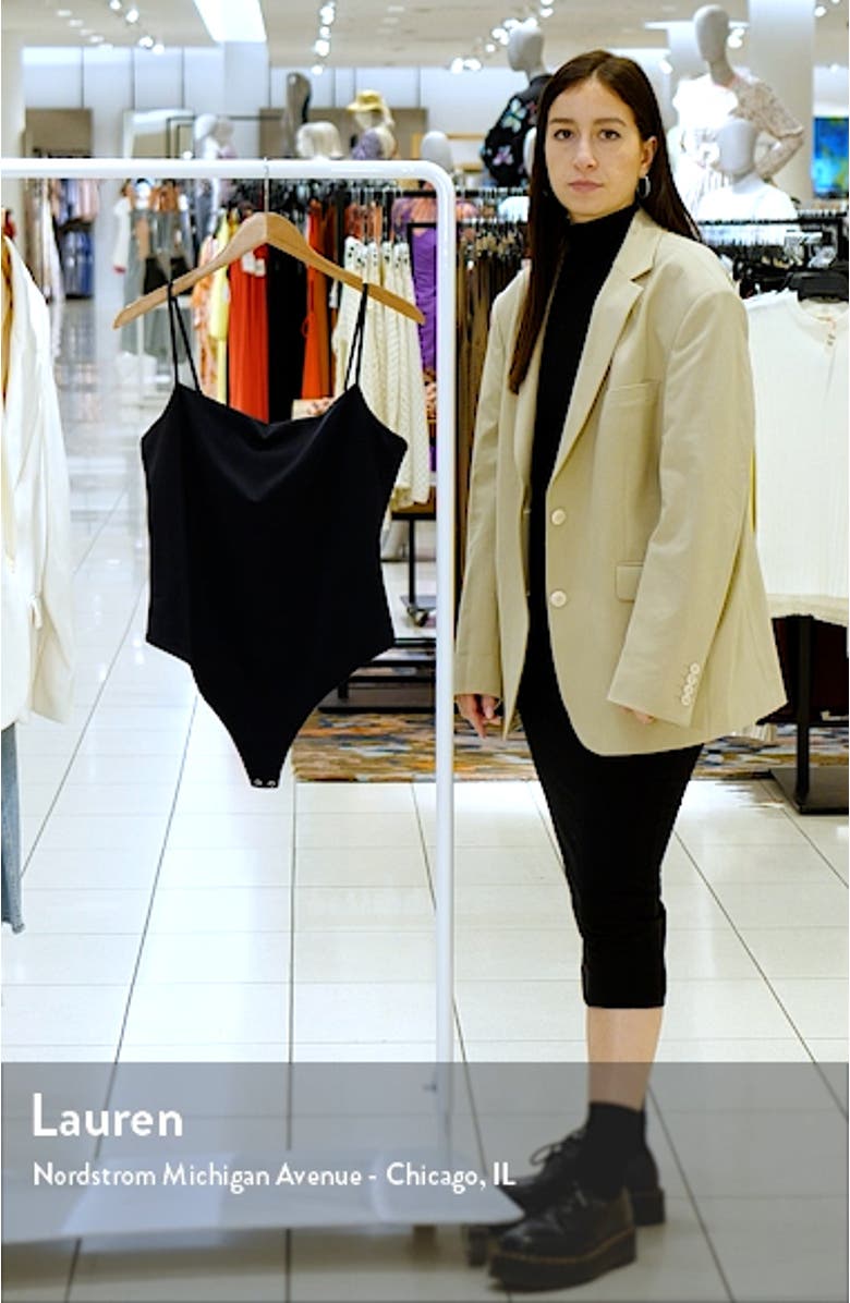 Spaghetti Strap Scuba Bodysuit, sales video thumbnail