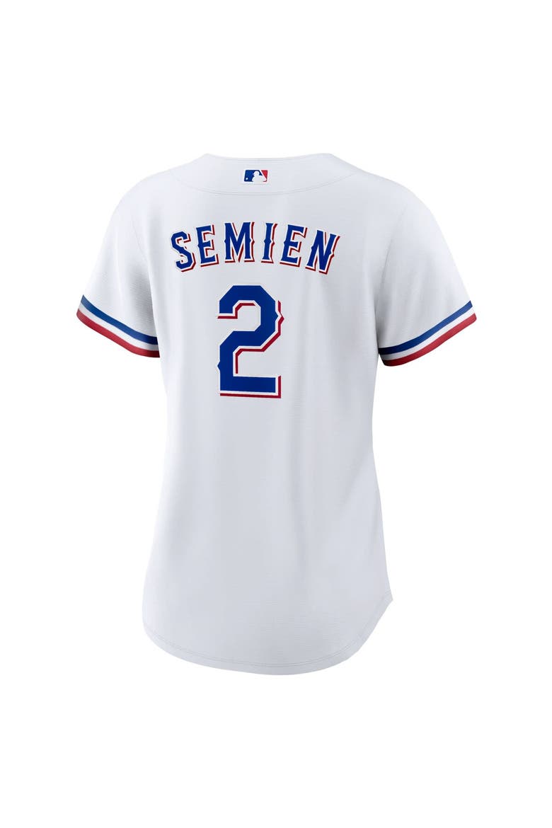 Women's Nike Marcus Semien White Texas Rangers Home Replica Player Jersey, Alternate, color, White