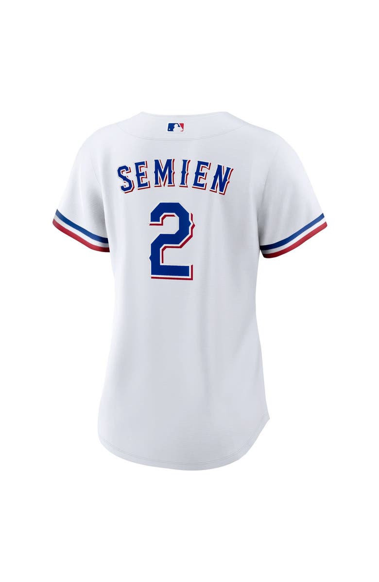Nike Women's Nike Marcus Semien White Texas Rangers Home Replica Player Jersey, Alternate, color, 
