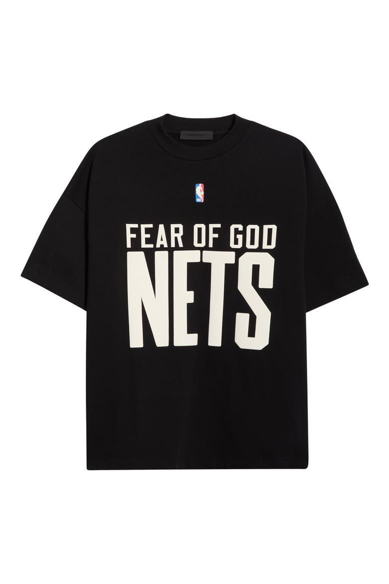 Fear of God Essentials x NBA Nets Classic Fit Graphic T-Shirt (Men