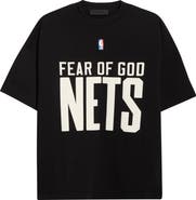 Fear of God Essentials x NBA Nets Classic Fit Graphic T-Shirt