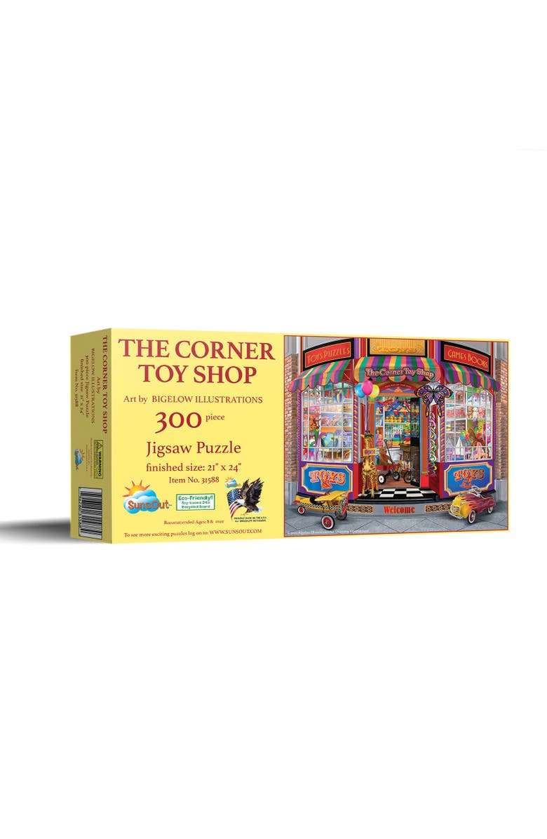 Sunsout The Corner Toy Shop 300 piece Jigsaw Puzzle for Adults, Main, color, Multicolor