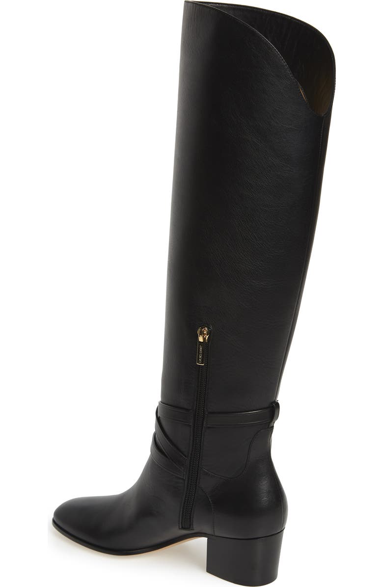 Jimmy Choo Huxlie Block Heel Tall Boot, Alternate, color,