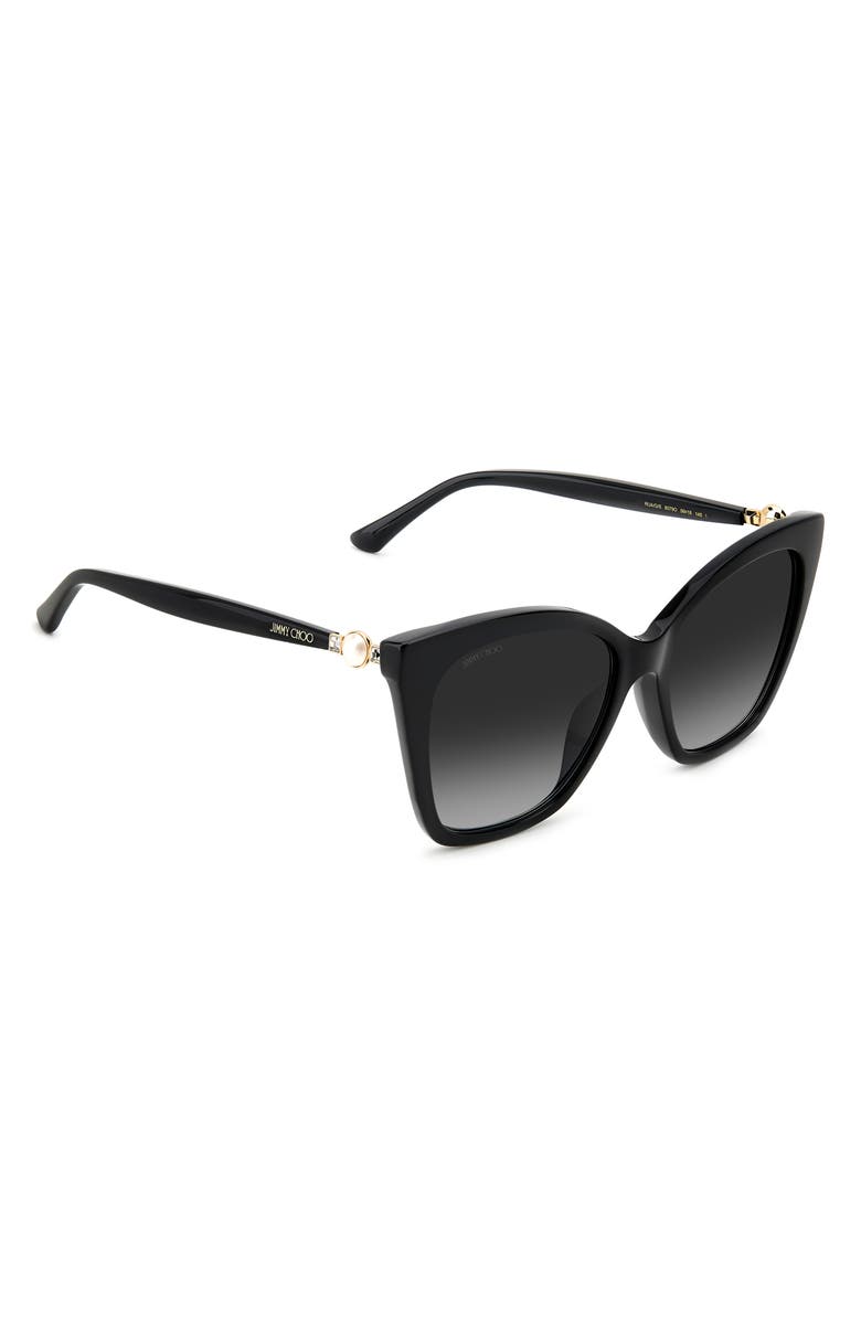 Jimmy Choo Ruags 56mm Gradient Square Cat Eye Sunglasses, Alternate, color,