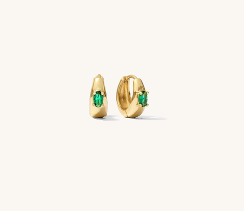 Emerald Tara Earrings