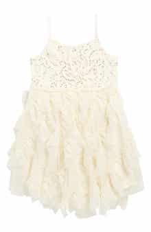 Ava & Yelly Kids' Soutache Party Dress