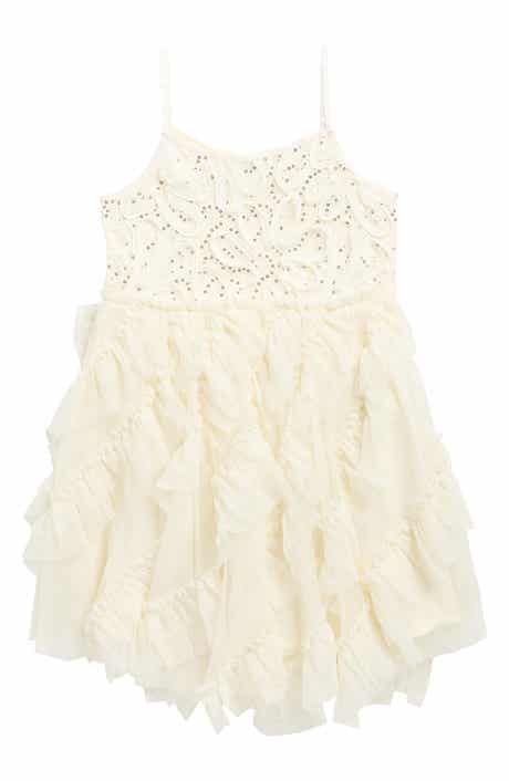 Ava & Yelly Kids' Soutache Party Dress