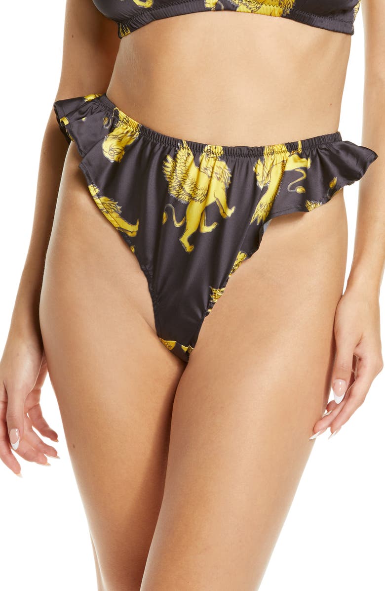 KILO BRAVA Flutter Satin Panties, Main, color,