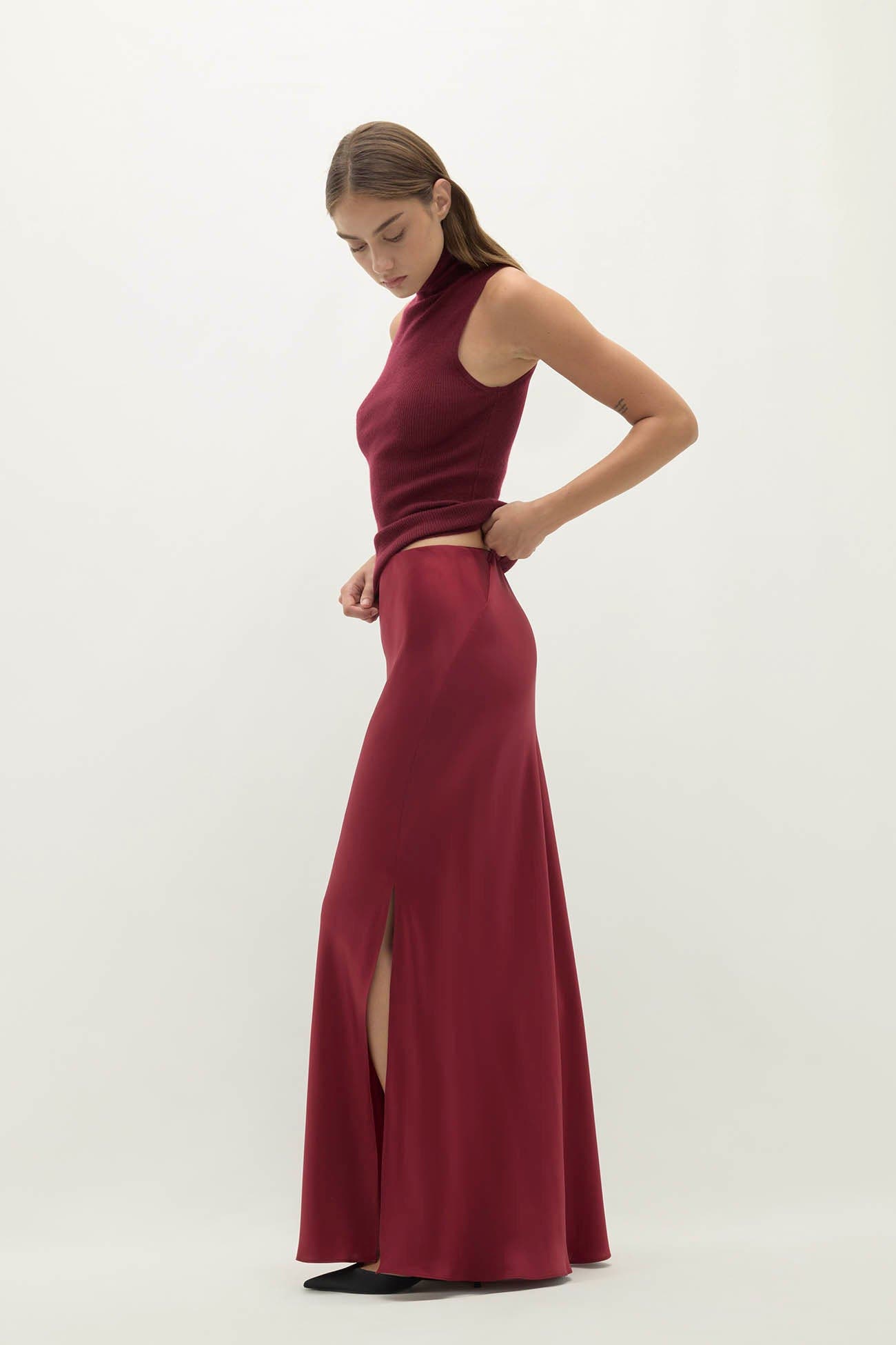 Siren Silk Maxi Skirt - image 2