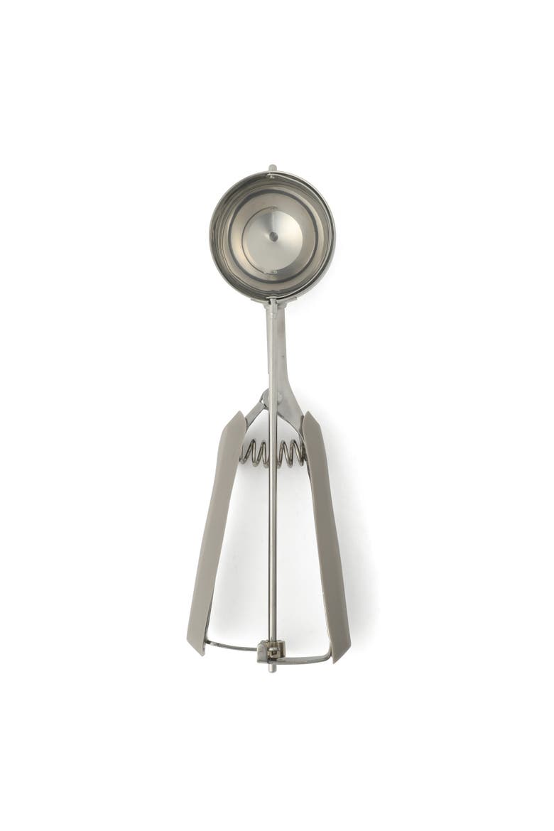 Edge Stainless Steel and Silicone Kitchen Utensil Set with Crock, Alternate, color, Taupe