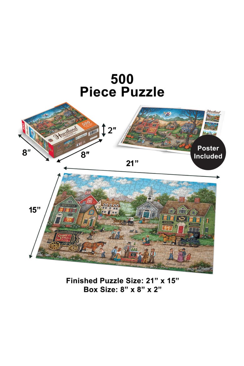 Trick or Treat 500 Piece Jigsaw Puzzle, Alternate, color, Multicolor
