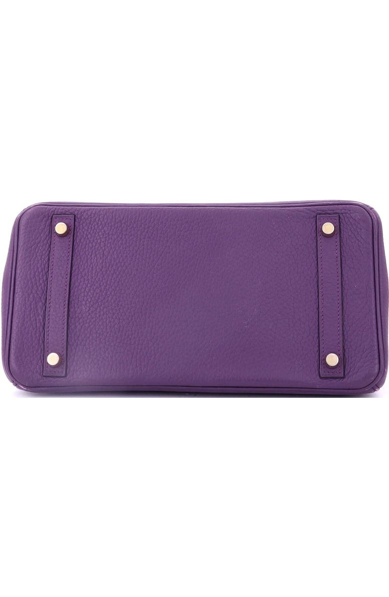 Pre-Owned Hermes Birkin Handbag Purple Togo with Gold Hardware 30, Alternate, color, Ultraviolet