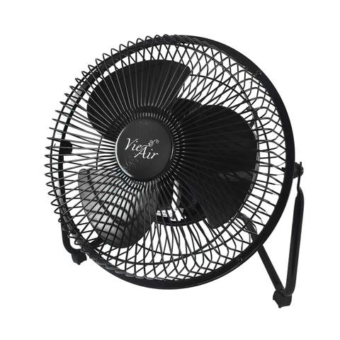 8 Inch High Velocity Metal Desk and Floor Fan