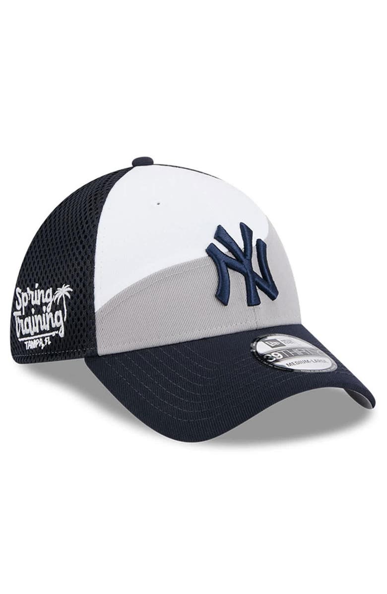 New Era Men's New Era  Gray/Navy New York Yankees 2025 Spring Training 39THIRTY Flex Hat, Alternate, color, 