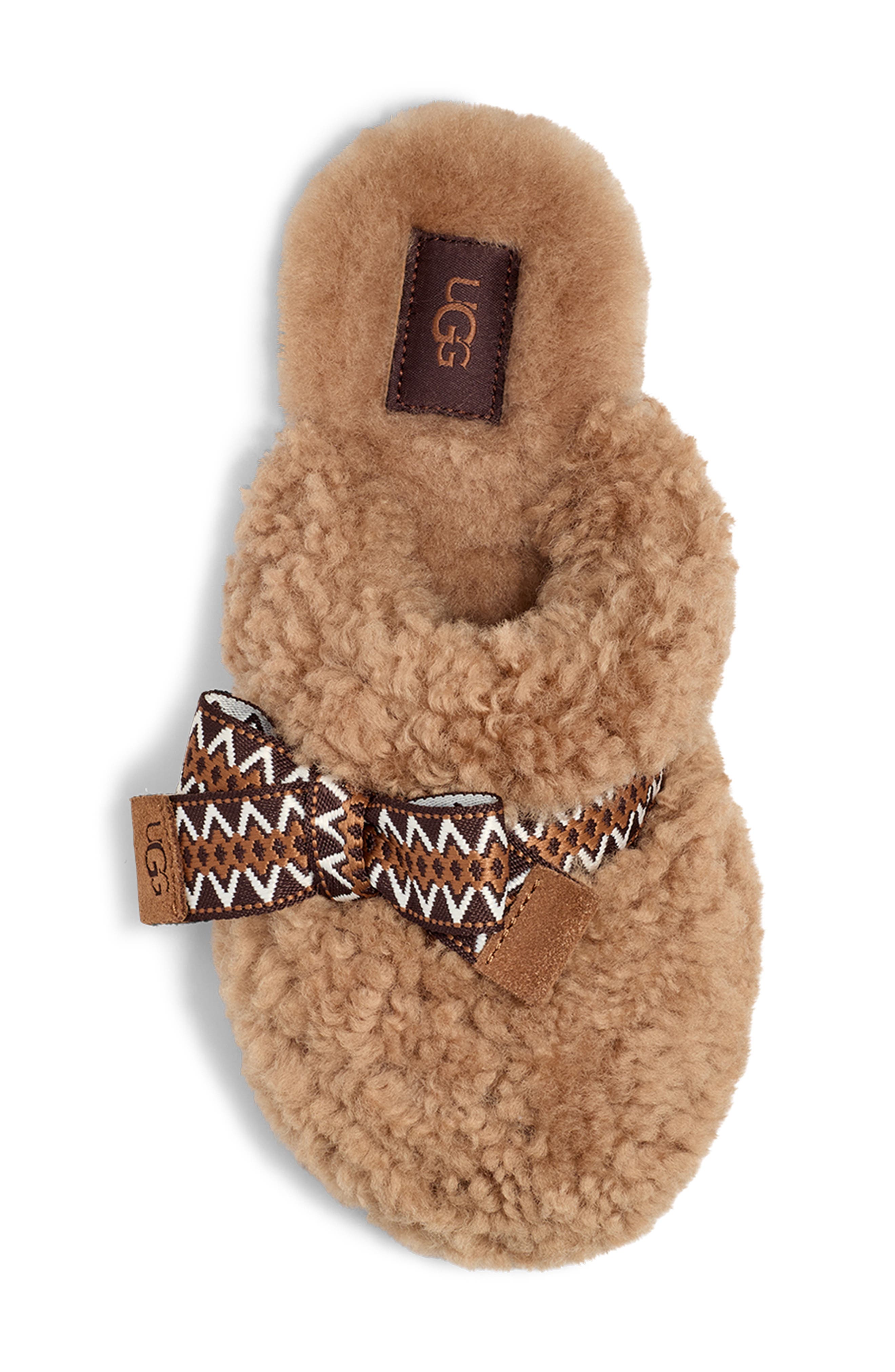 UGG<sup>®</sup> Maxi Curly Genuine Shearling Scuff Slipper, Alternate, color, 