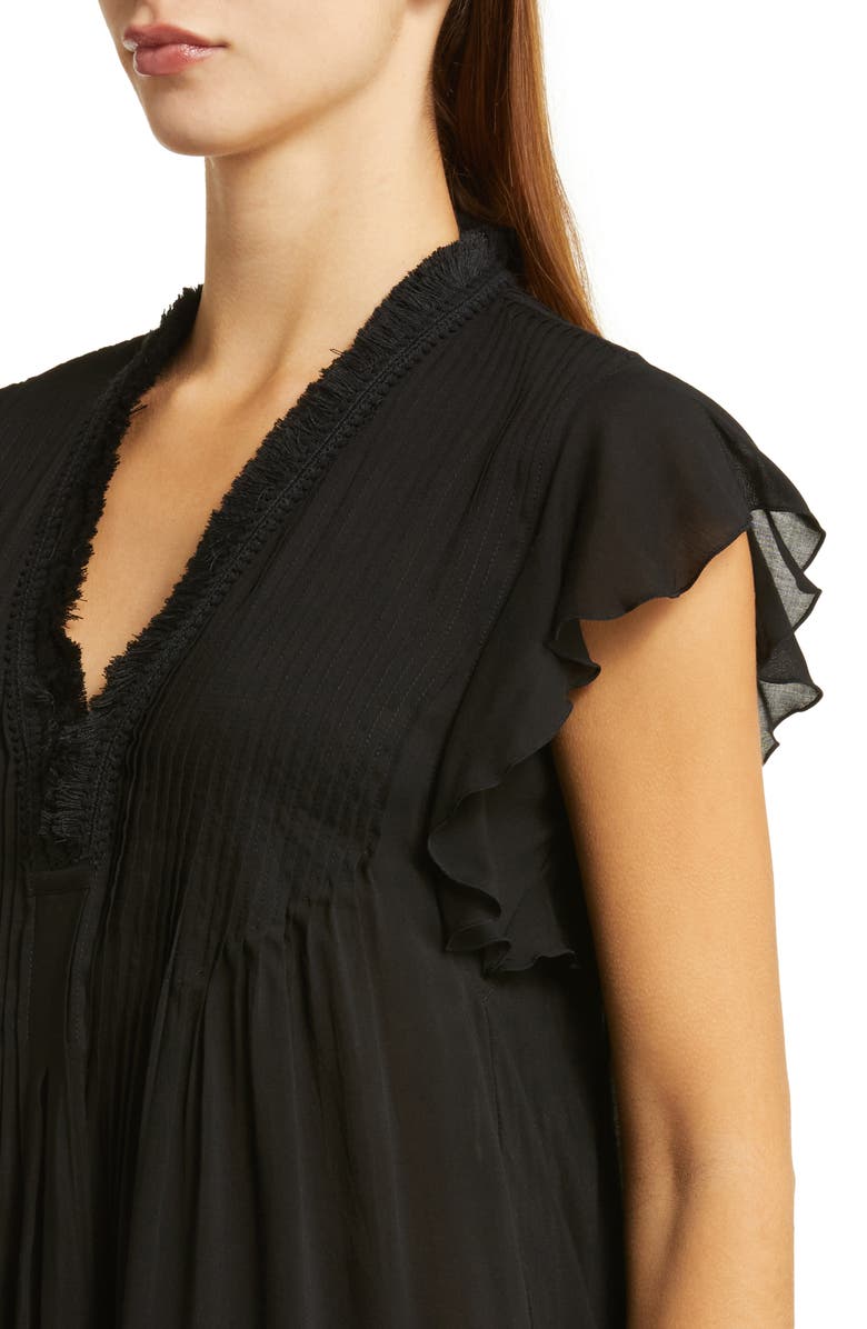 Poupette St Barth Sasha Cover-Up Minidress, Alternate, color, 