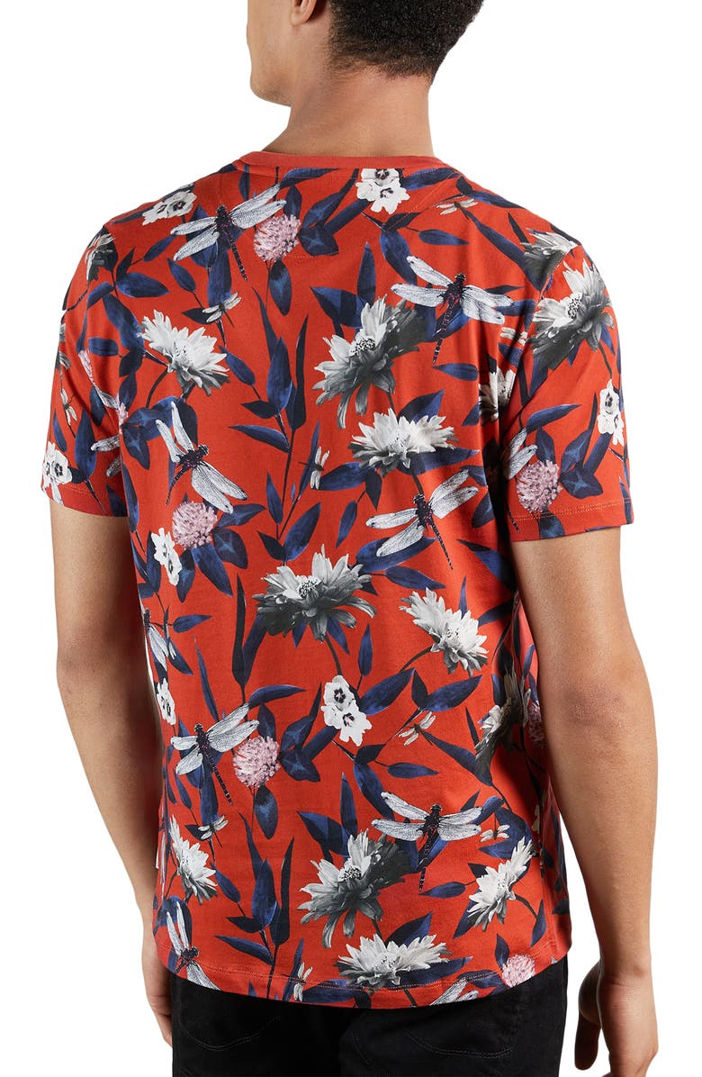 Ted Baker London Jimbod Graphic Tee, Alternate, color, Red