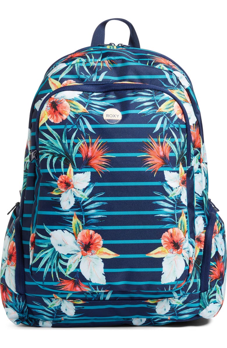 Roxy Alright Print Backpack, Main, color,
