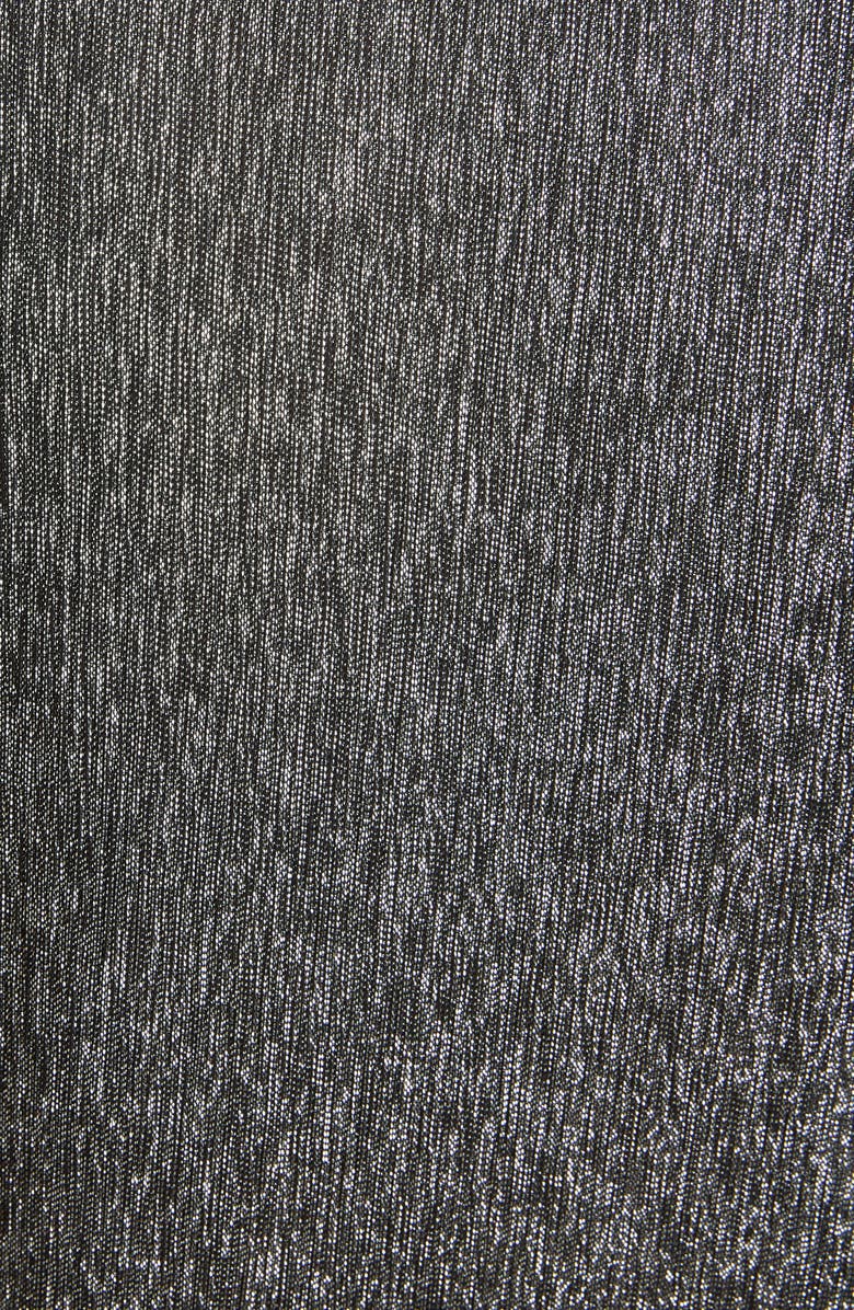 Saint Laurent Silk Blend Lamé Tank, Alternate, color,